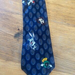 Looney Tunes Character Patterned Tie